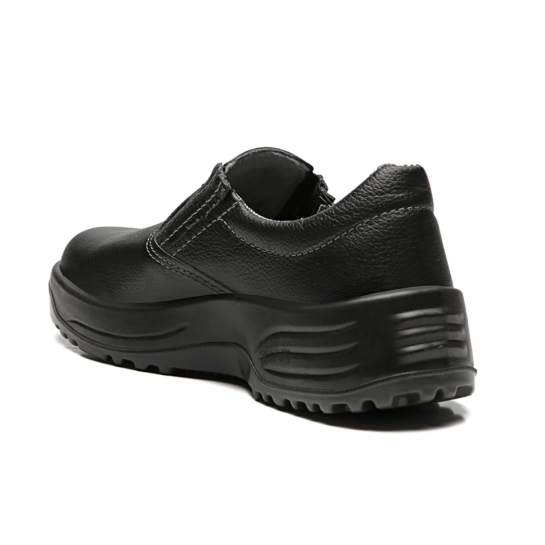 SERVICE RTES SAPATO ELÁSTICO PRETO COURO 