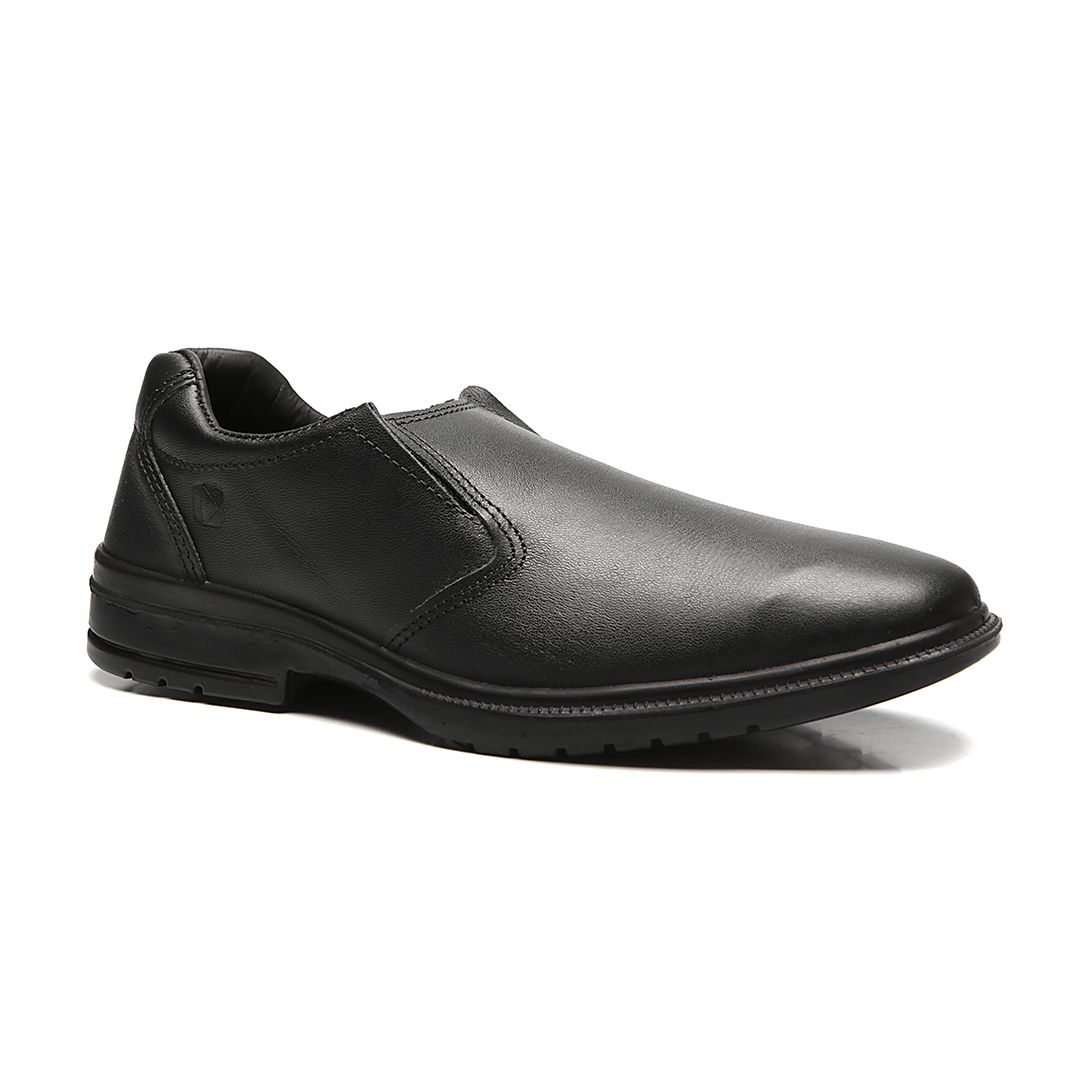 TURIM SSNL SAPATO DE ELÁSTICO PRETO COURO HIDROFUGADO 