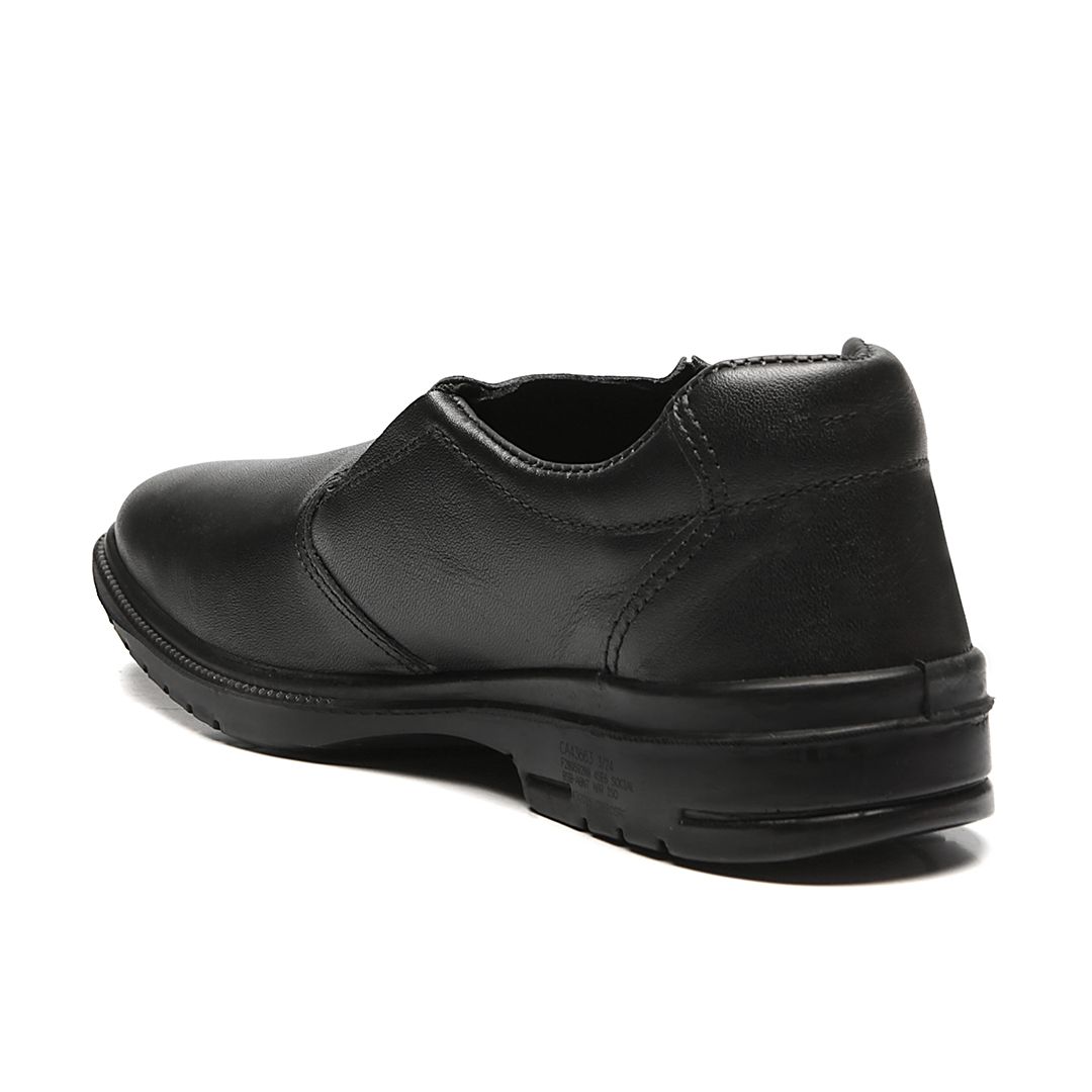 TURIM SSNL SAPATO DE ELÁSTICO PRETO COURO HIDROFUGADO 