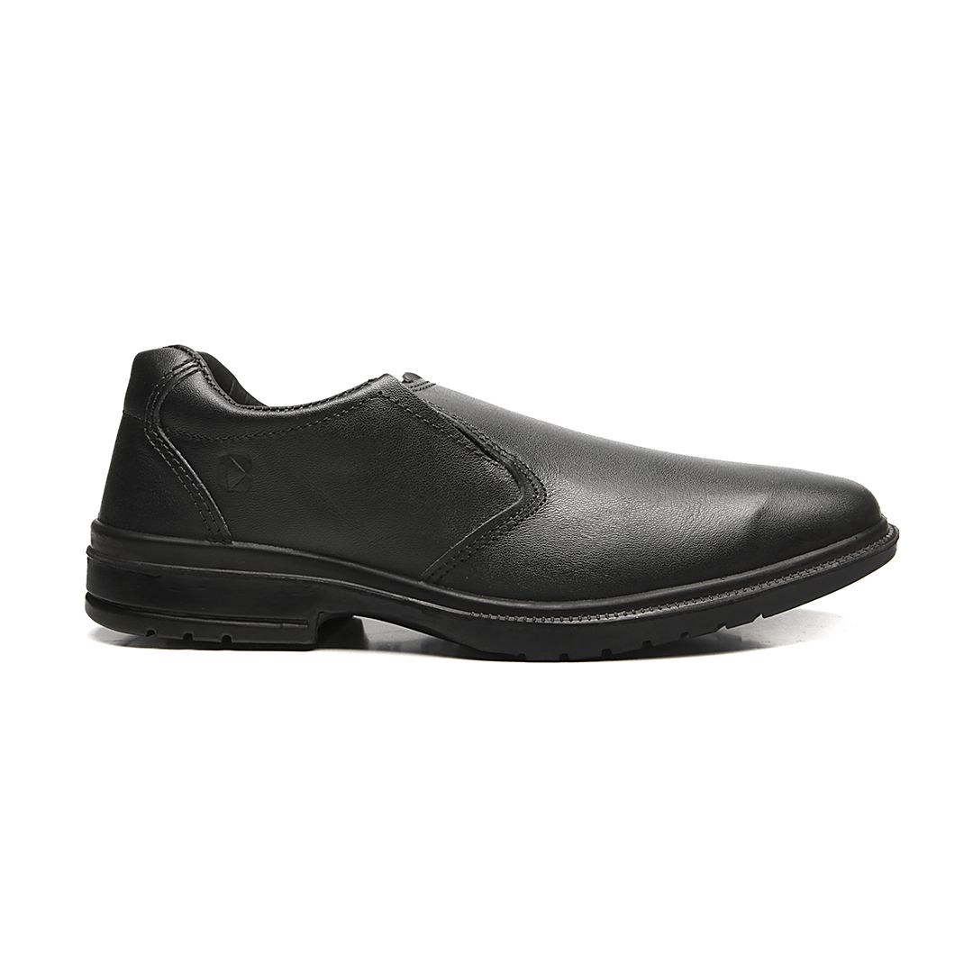 TURIM SSNL SAPATO DE ELÁSTICO PRETO COURO HIDROFUGADO 