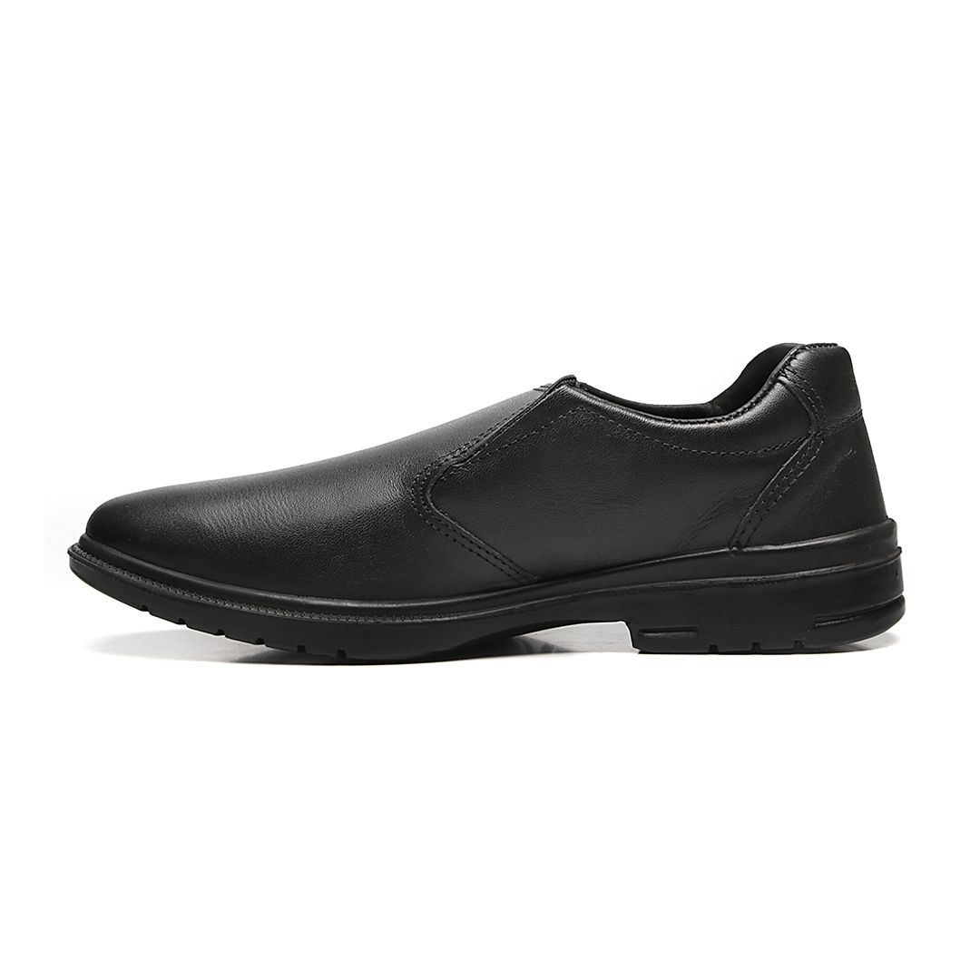TURIM SSNL SAPATO DE ELÁSTICO PRETO COURO HIDROFUGADO 