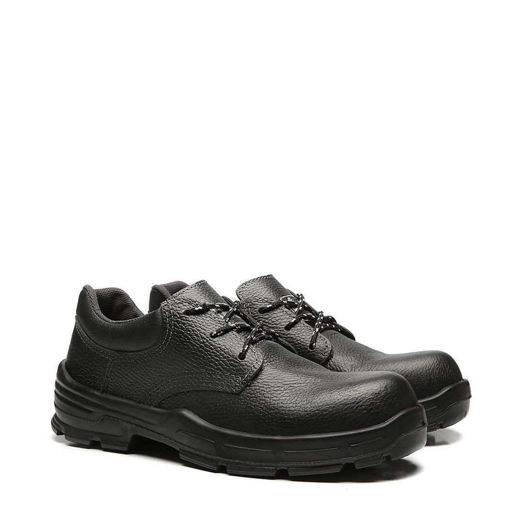 BSAS SAPATO AMARRAR COURO PRETO COMPOSITE 