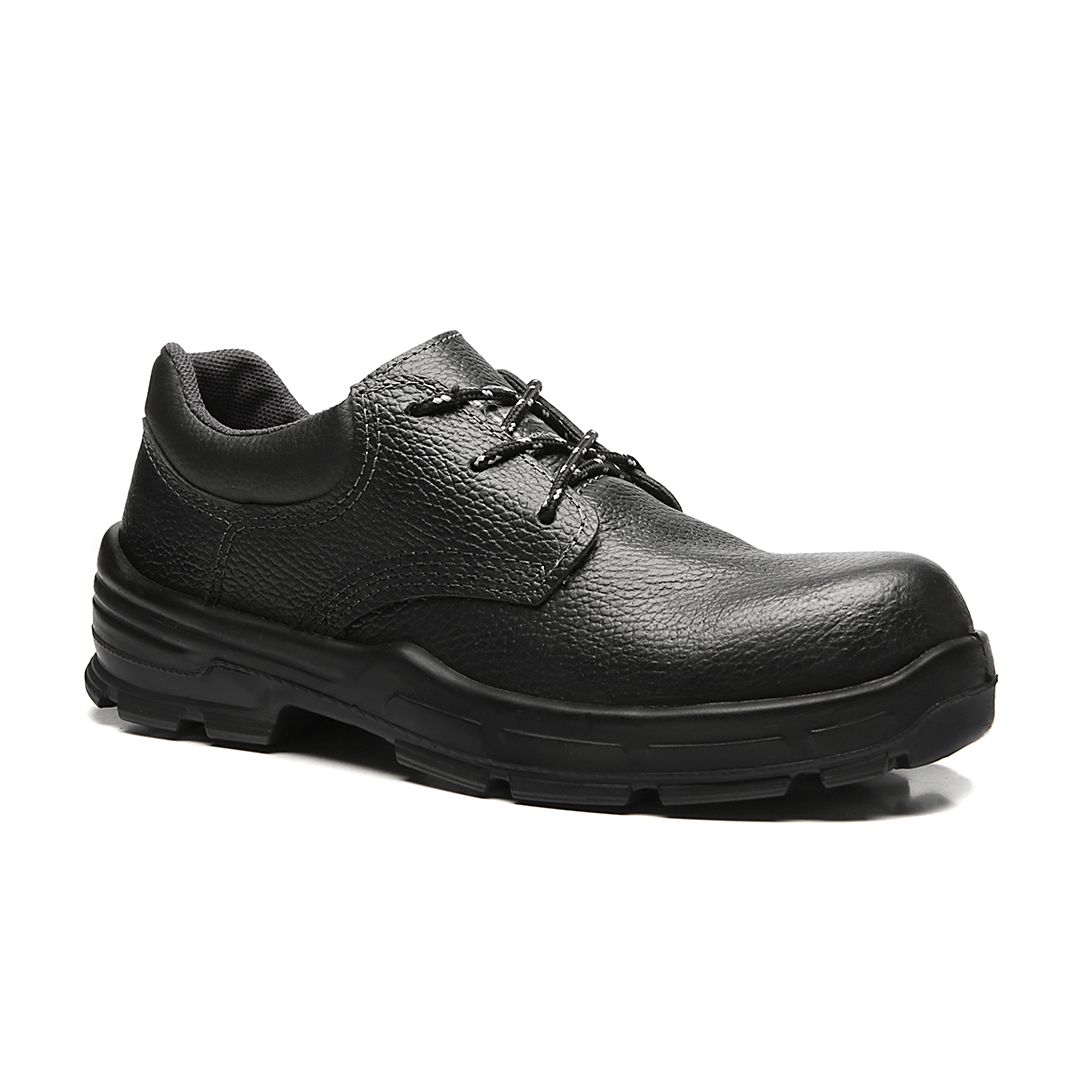 BSAS SAPATO AMARRAR COURO PRETO COMPOSITE 