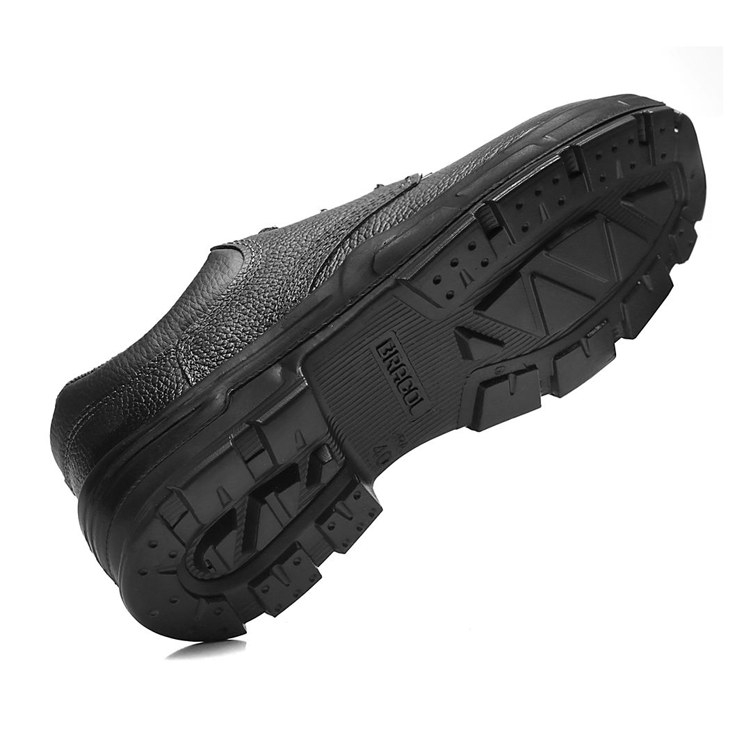 BSAS SAPATO AMARRAR COURO PRETO COMPOSITE 