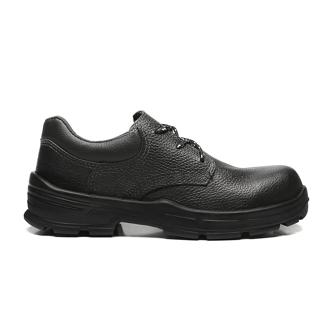 BSAS SAPATO AMARRAR COURO PRETO COMPOSITE 