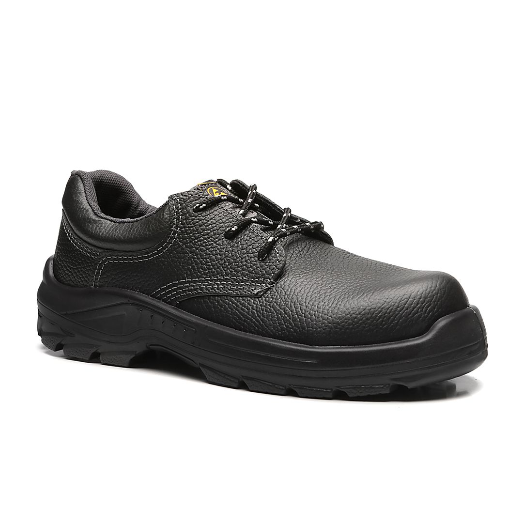 BSAS SAPATO AMARRAR COURO PRETO COMPOSITE 