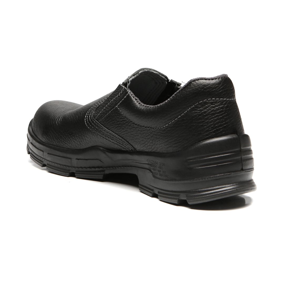 BSES SAPATO ELÁSTICO PRETO COURO COMPOSITE