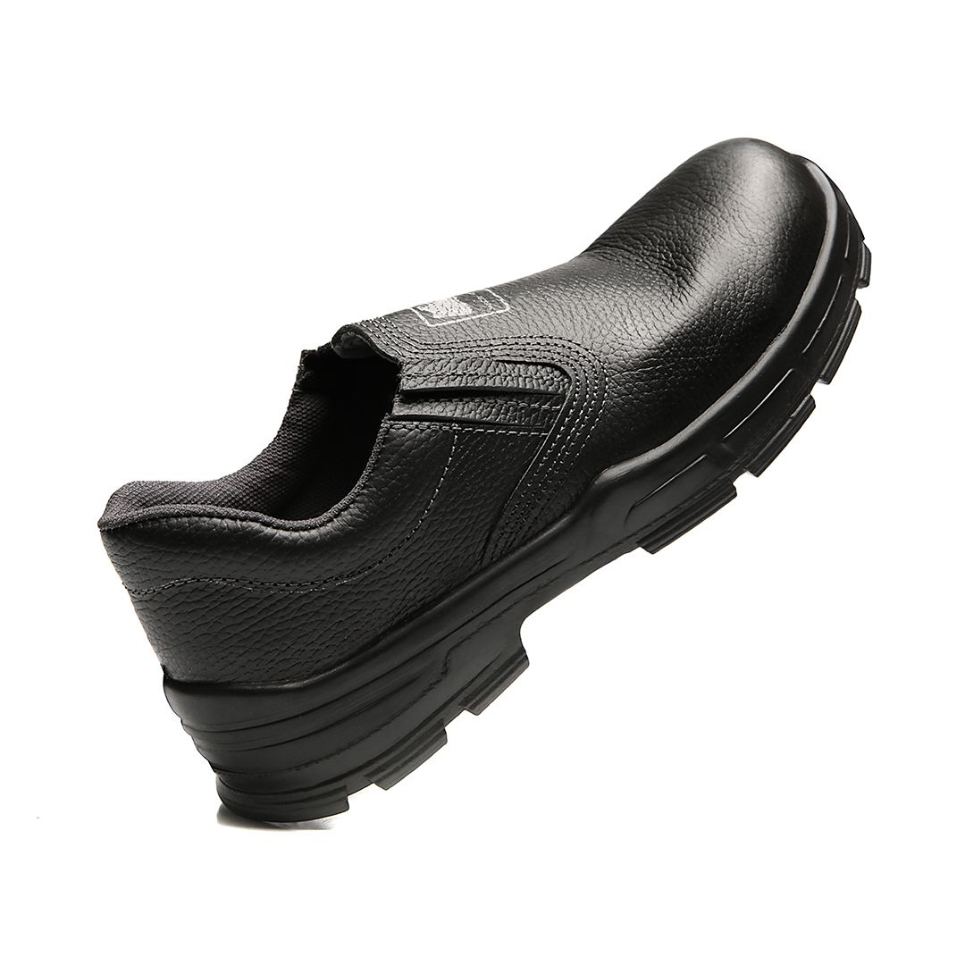 BSES SAPATO ELÁSTICO PRETO COURO COMPOSITE