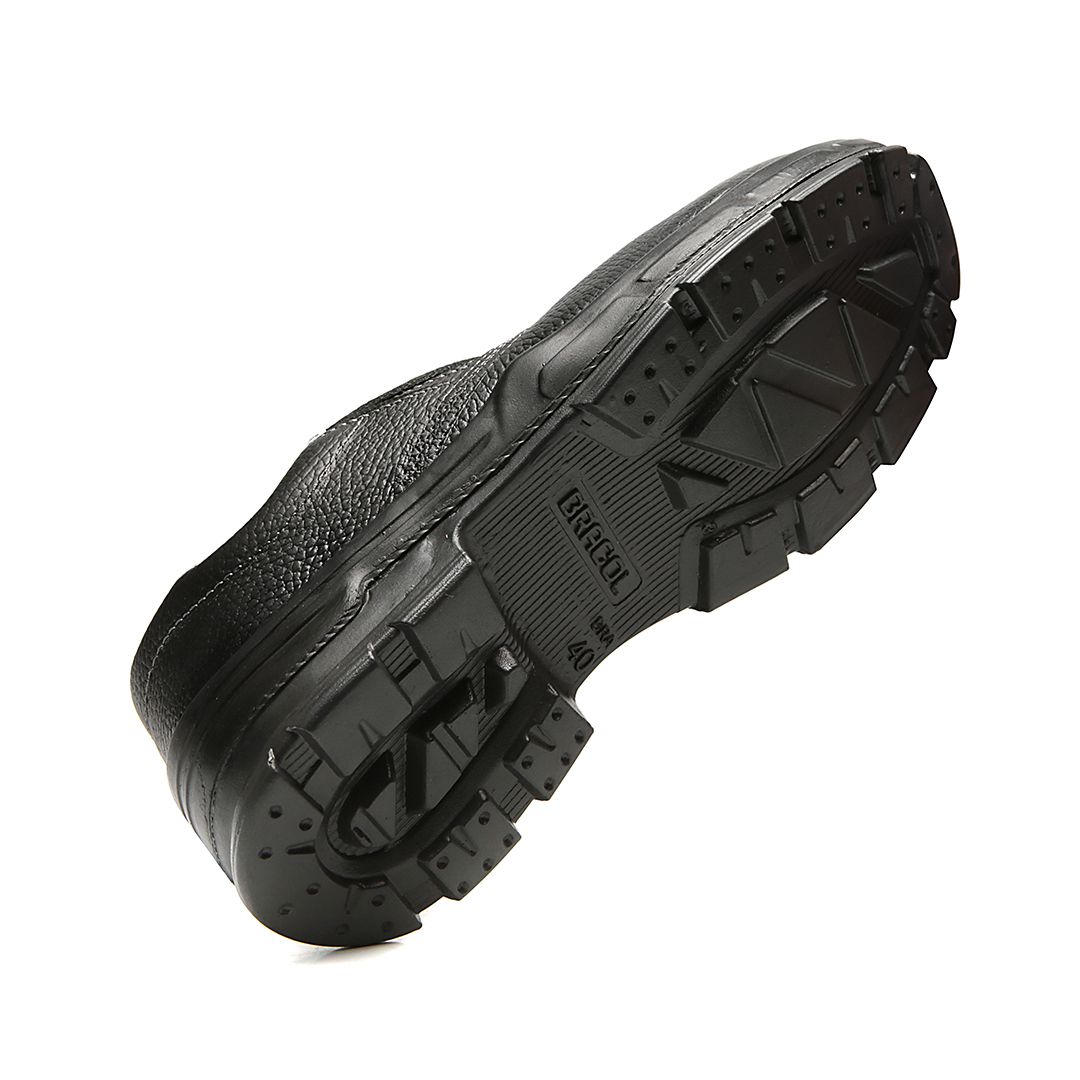 BSES SAPATO ELÁSTICO PRETO COURO COMPOSITE