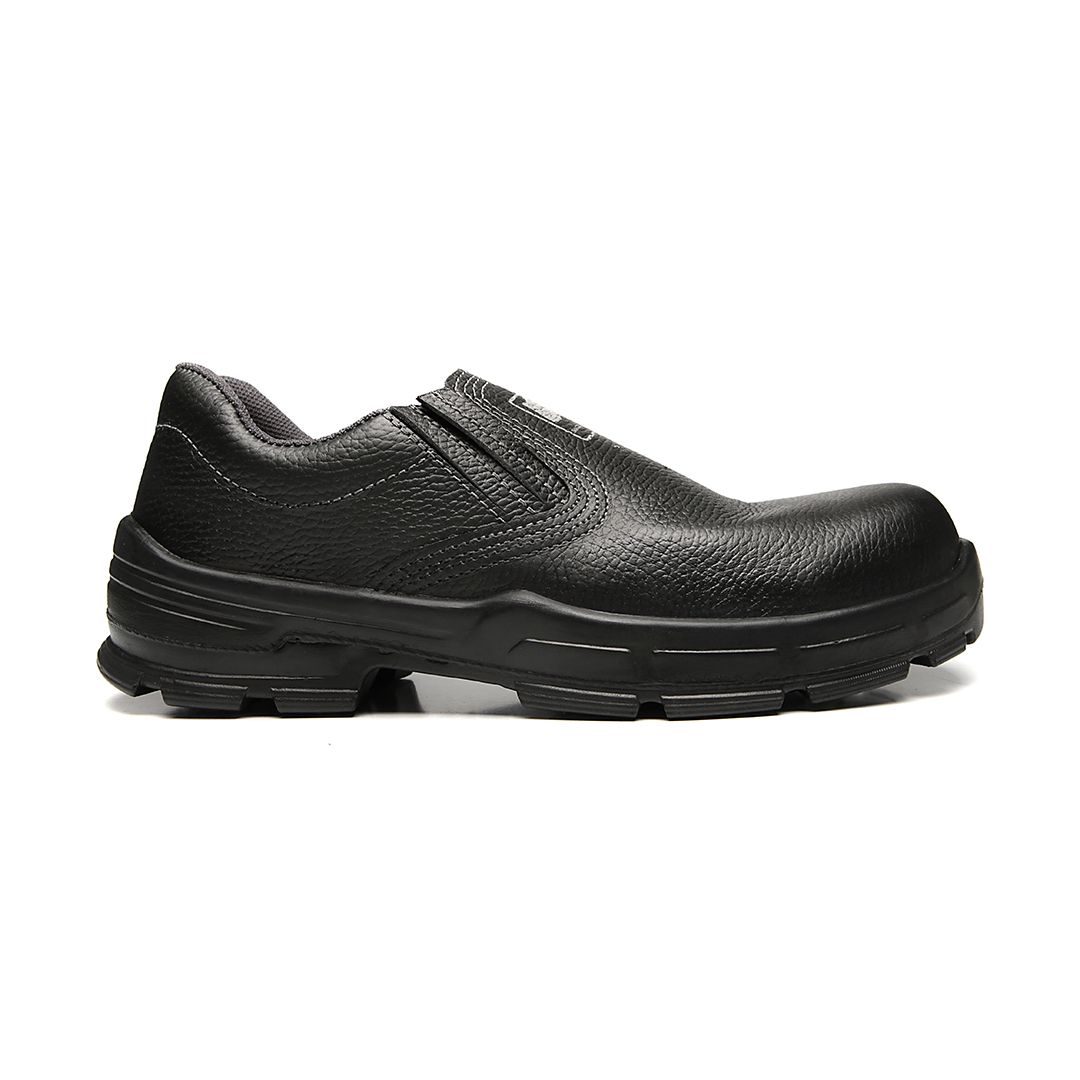 BSES SAPATO ELÁSTICO PRETO COURO COMPOSITE