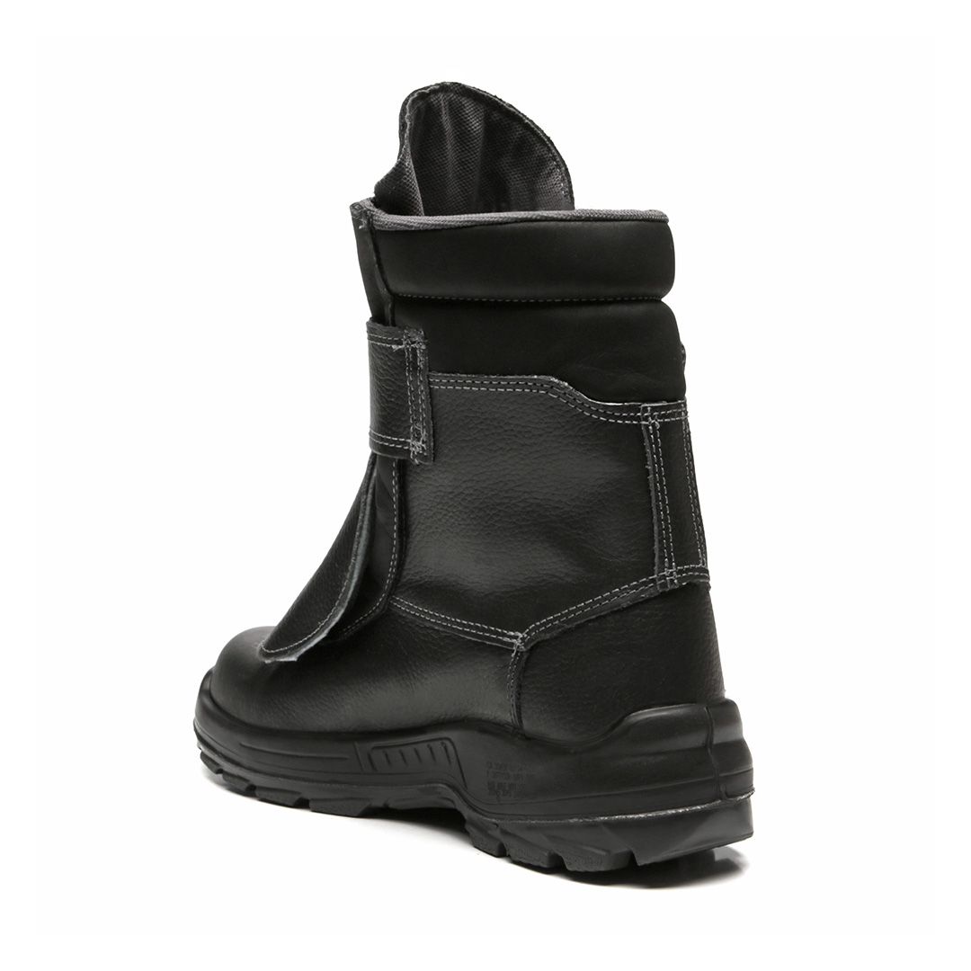 BAC ESCARFADOR COTURNO VELCRO PRETO COURO HIDROFUGADO ELETRICISTA