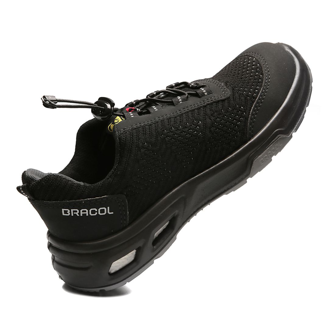 DETROIT ECO BTHT COMPOSITE + ANTIESTÁTICO PRETO COM SOLADO CINZA