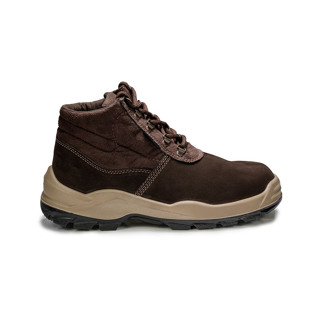 DENVER BAFN BOTINA DE AMARRAR NOBUCK MARROM CAFÉ BICO PLASTICO