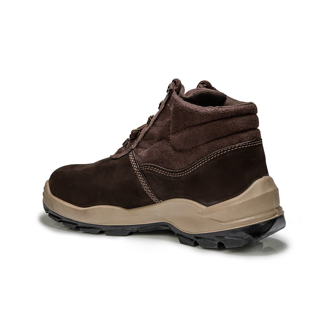 DENVER BAFN BOTINA DE AMARRAR NOBUCK MARROM CAFÉ BICO PLASTICO