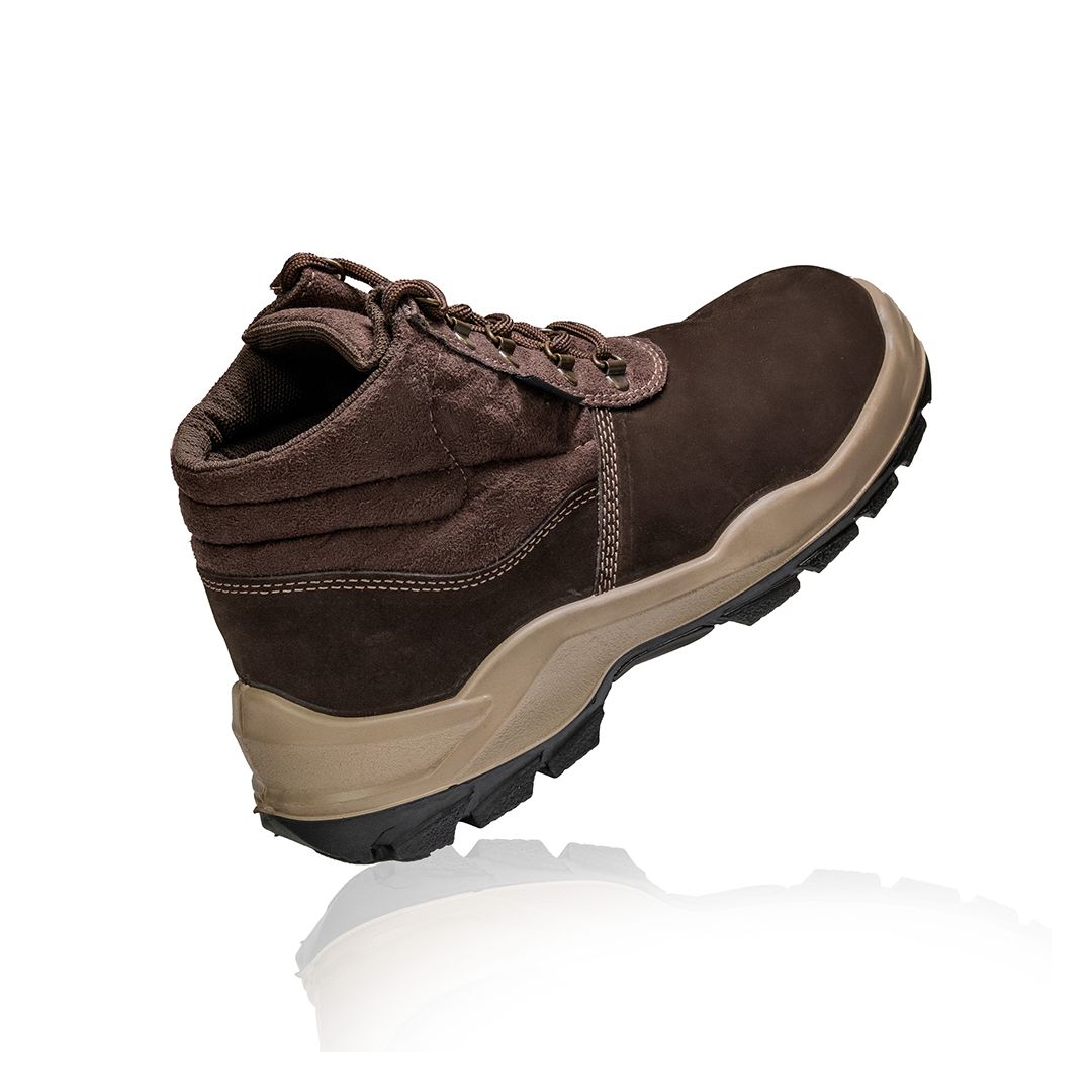 DENVER BAFN BOTINA DE AMARRAR NOBUCK MARROM CAFÉ BICO PLASTICO