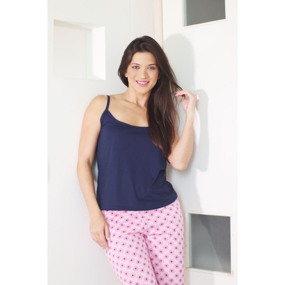 Pijama Blusa Alça co... - Divina Luna
