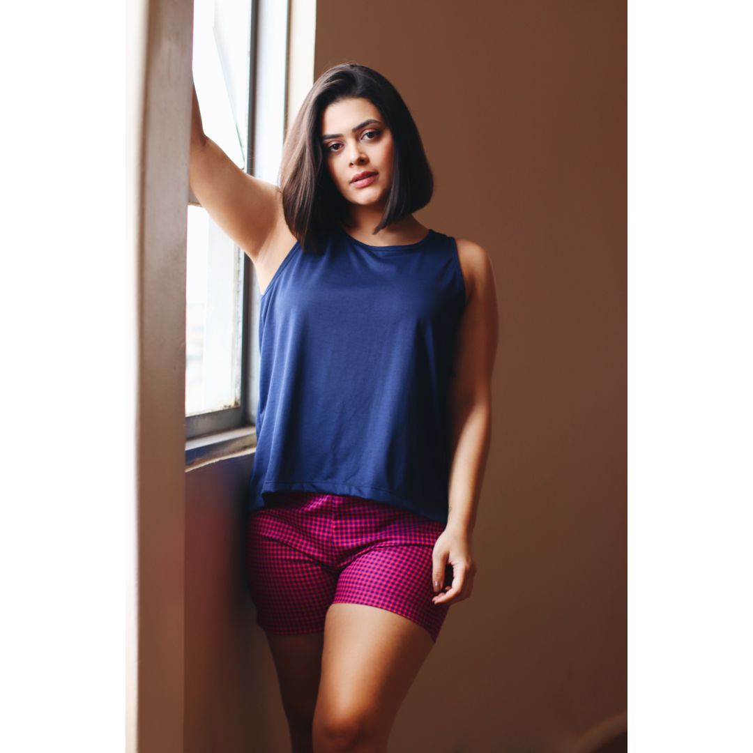 Pijama Blusa Regata ... - Divina Luna