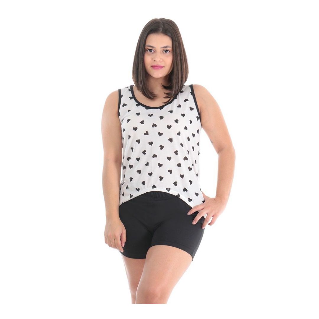 Pijama Blusa Regata ... - Divina Luna