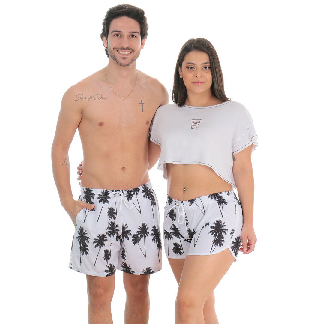 Short Praia Casal Mo... - Divina Luna
