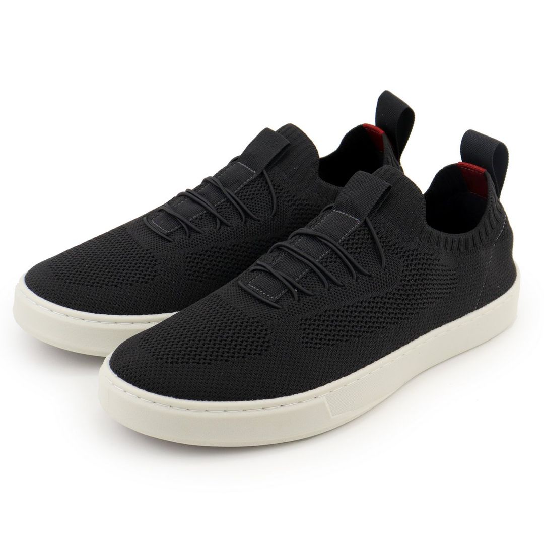 Tênis Masculino Casual Meia Preto - Ref: 7000