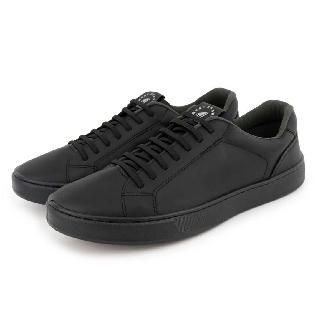 Sapatênis Casual Masculino Couro Sintetico All Black- REF: 1001 