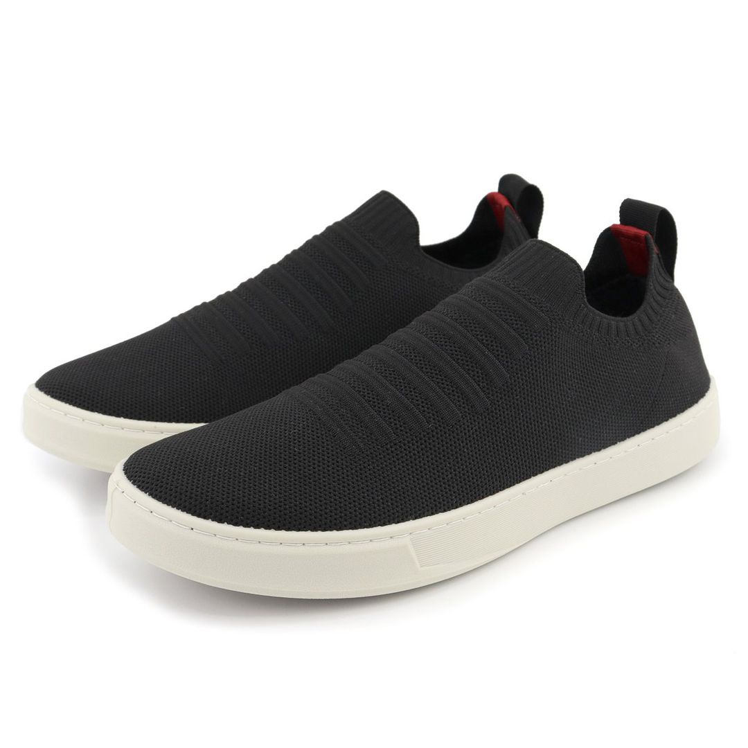 Tênis Masculino Casual Meia Preto - Ref: 7011