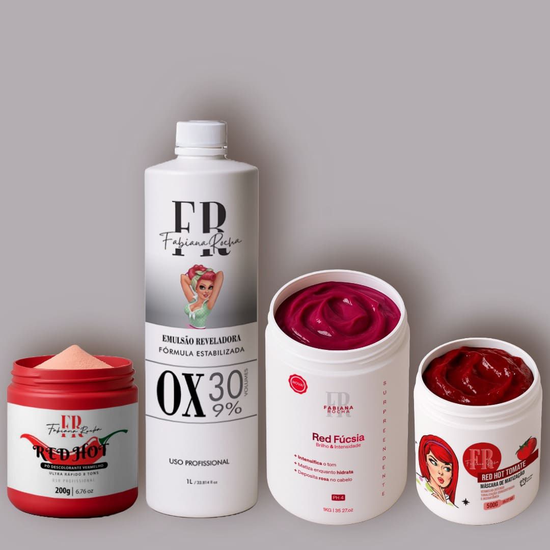 Kit Descoloração - Crie O Seu Vermelho Em Dobro - ... - by fabiana rocha 