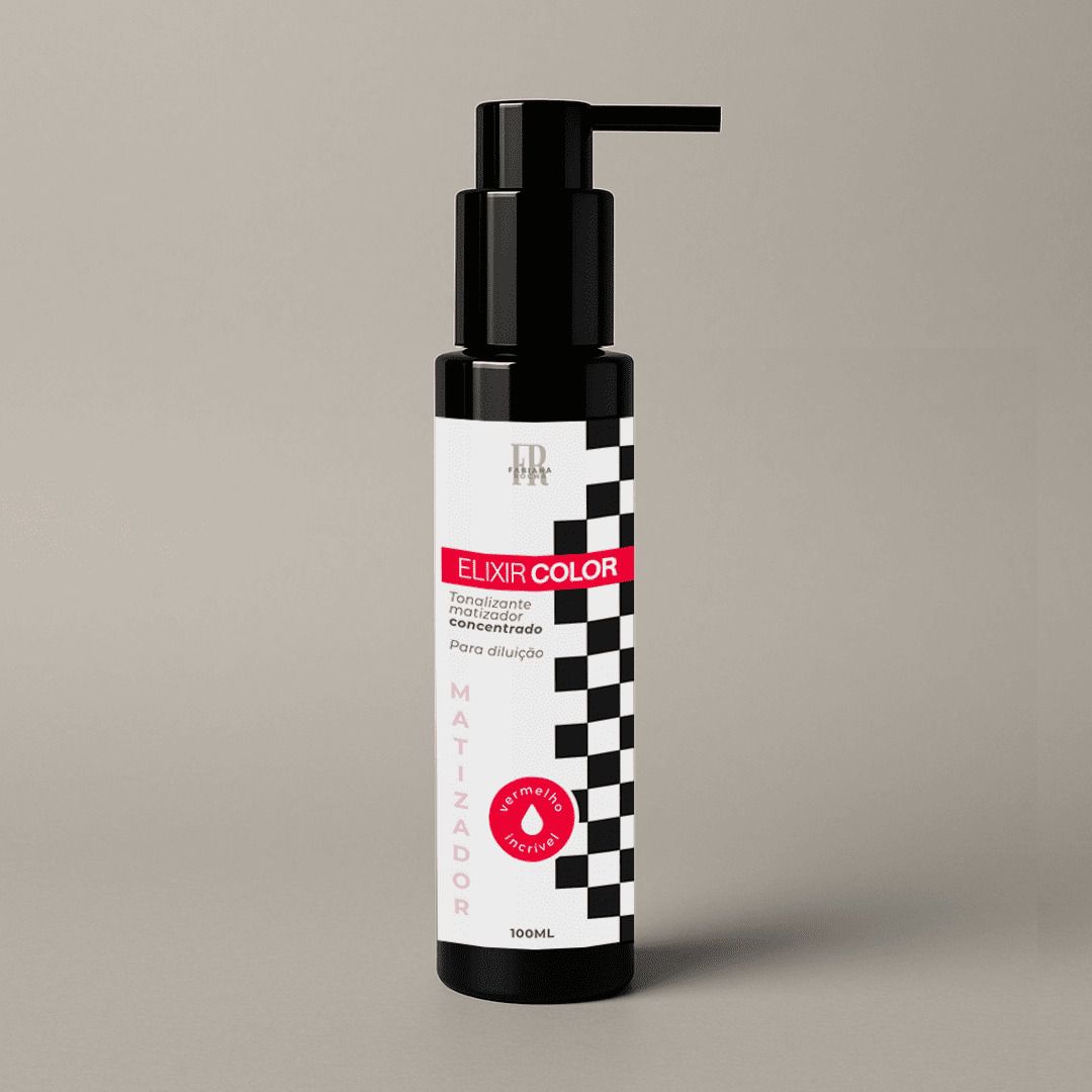 Pigmento Matizador concentrado Elixir By FR - Verm... - by fabiana rocha 