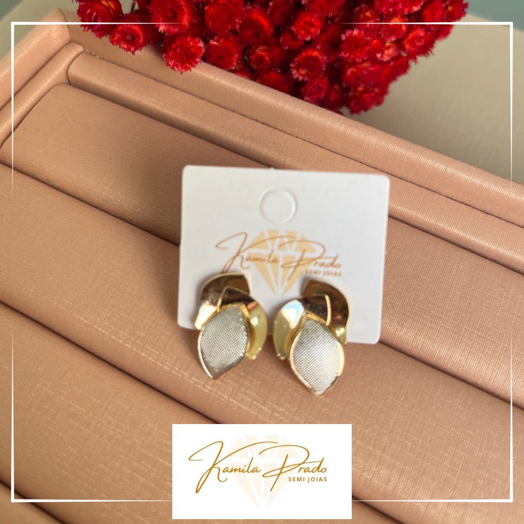 Brinco Folhas - Kamila Prado