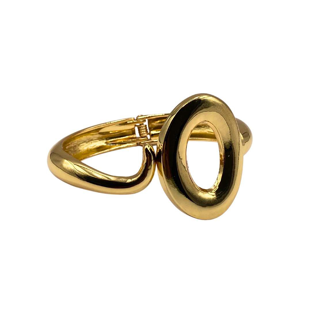 Bracelete Feminino Oval Vazado... - SOBERANA