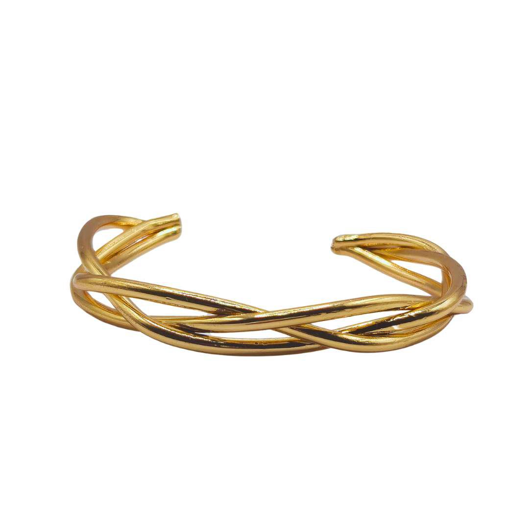 Bracelete Feminino Entrelaçado... - SOBERANA
