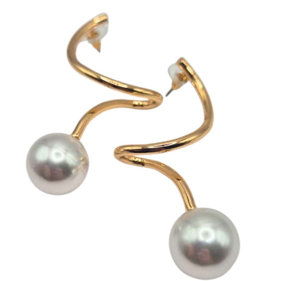 Brinco Feminino Pérola Es... - SOBERANA