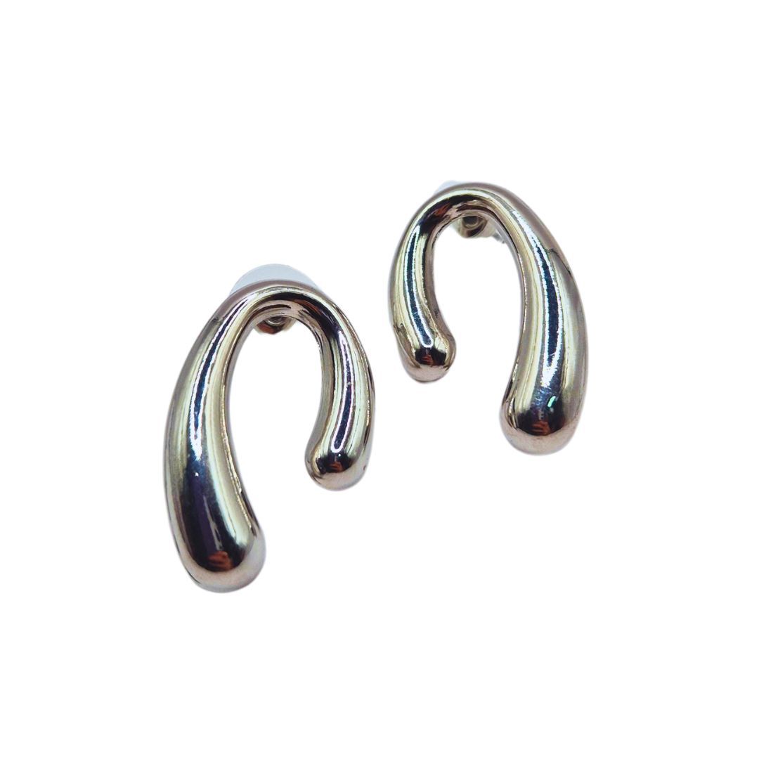 brinco Feminino Gota Aberta Pr... - SOBERANA