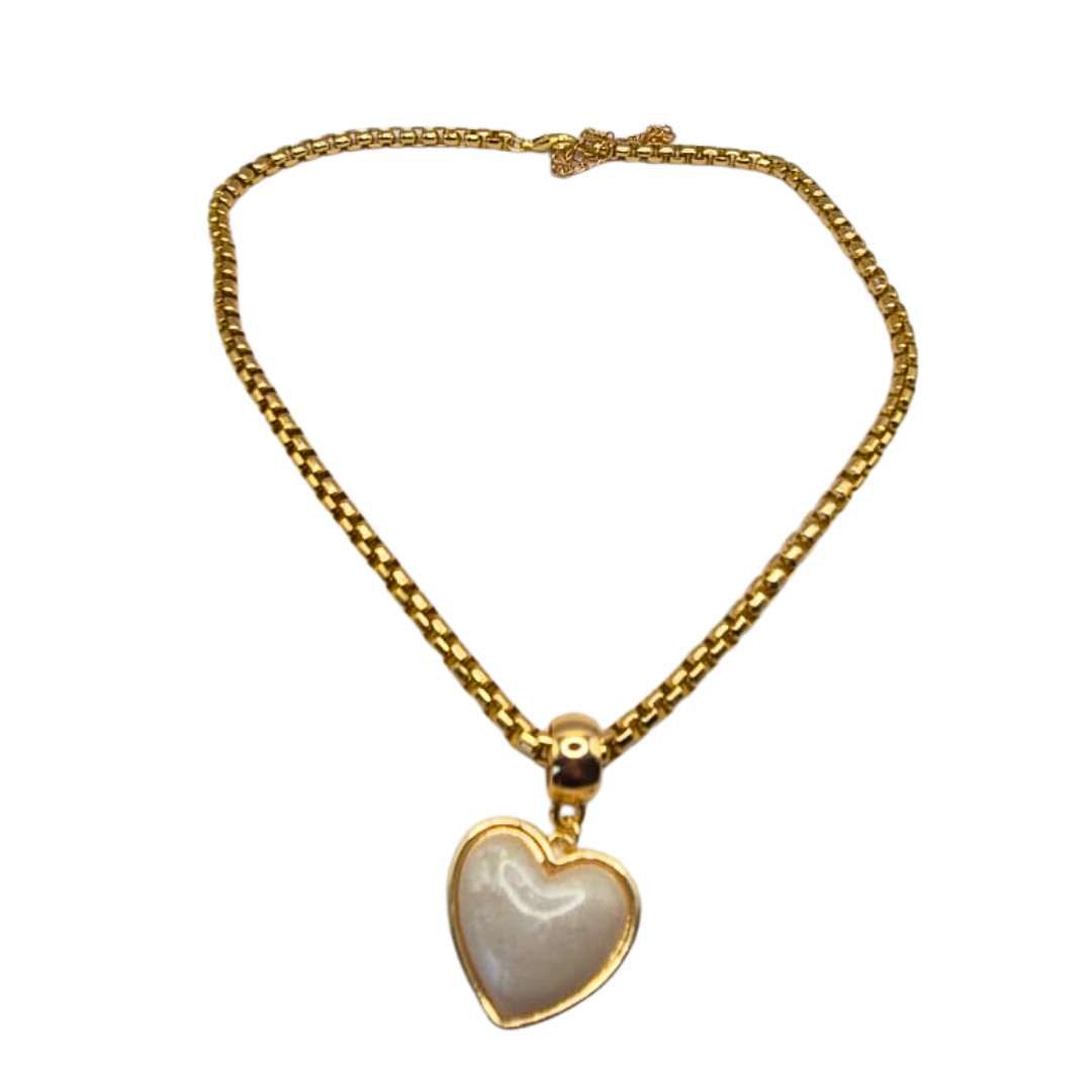 Colar Feminino Coração Es... - SOBERANA