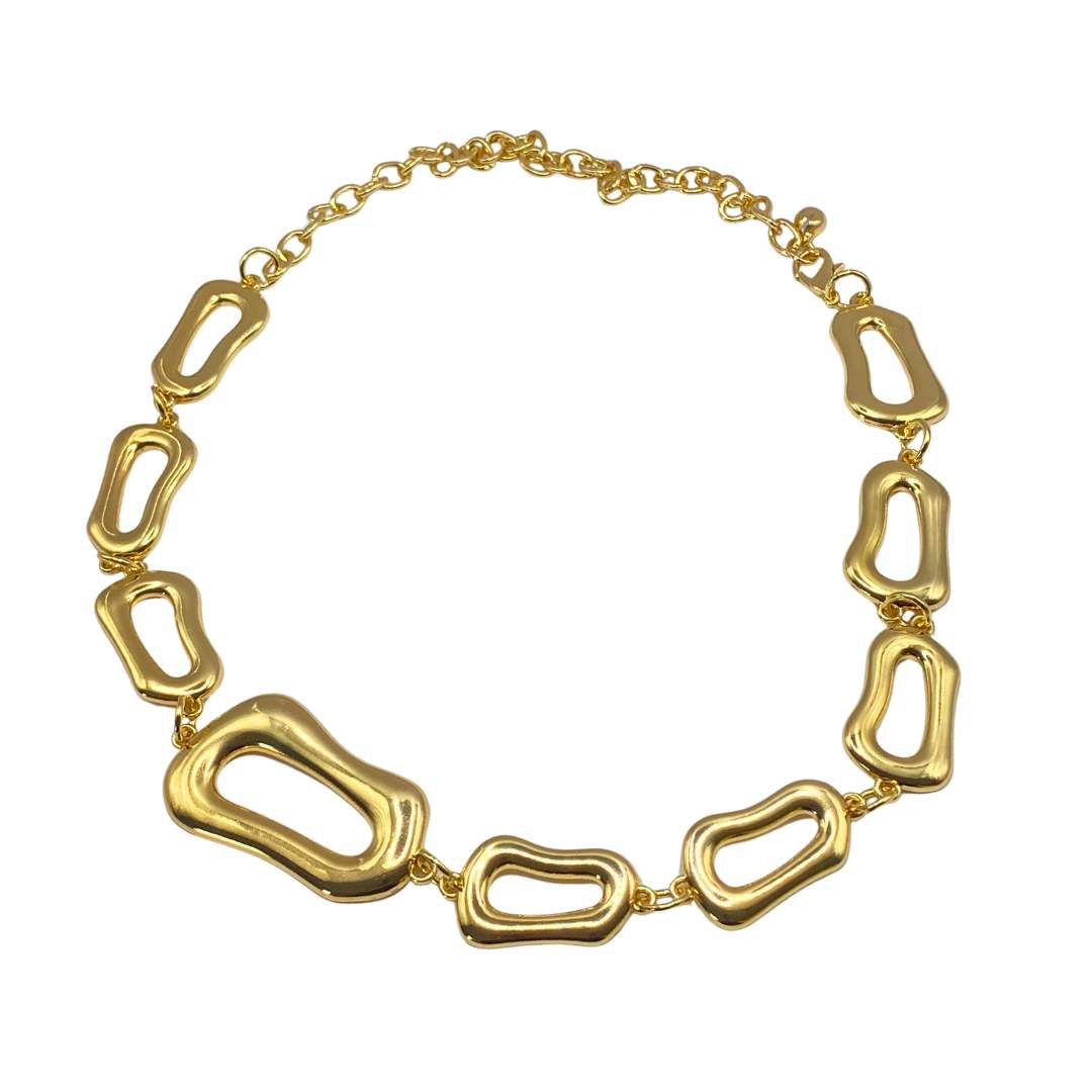 Colar Feminino Elos Orgân... - SOBERANA