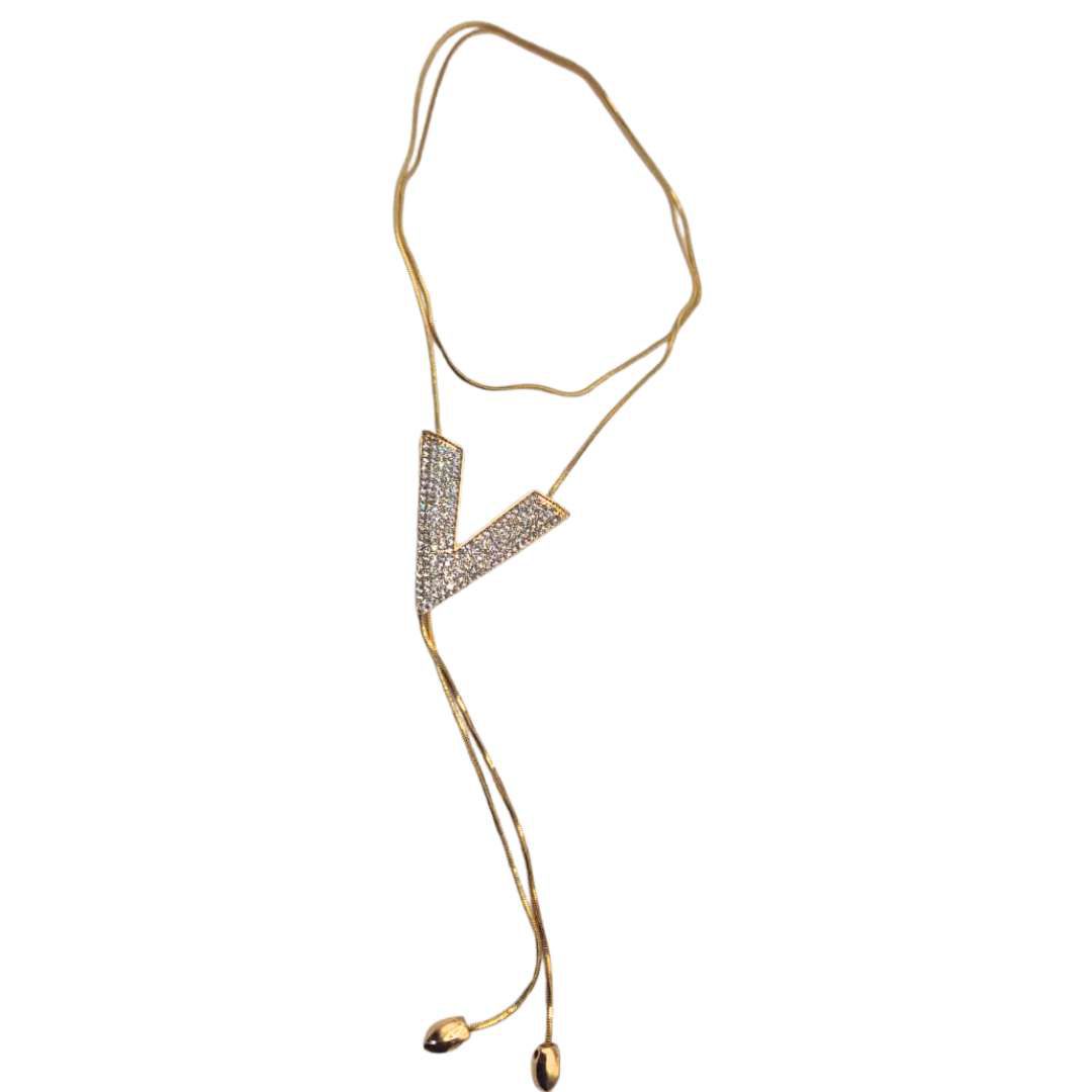 Colar Feminino Gravatinha... - SOBERANA