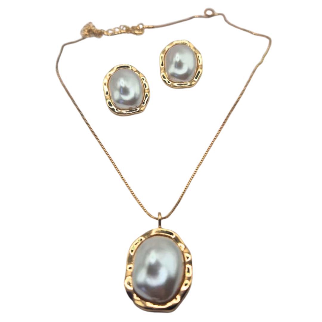 Conjunto Feminino Pérolas... - SOBERANA