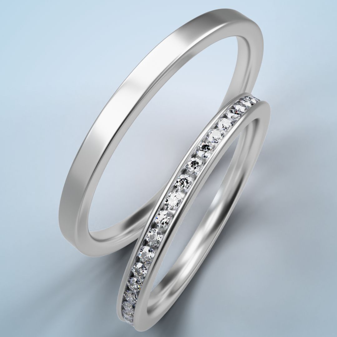 Aliança Prata Cronus Namoro Compromisso