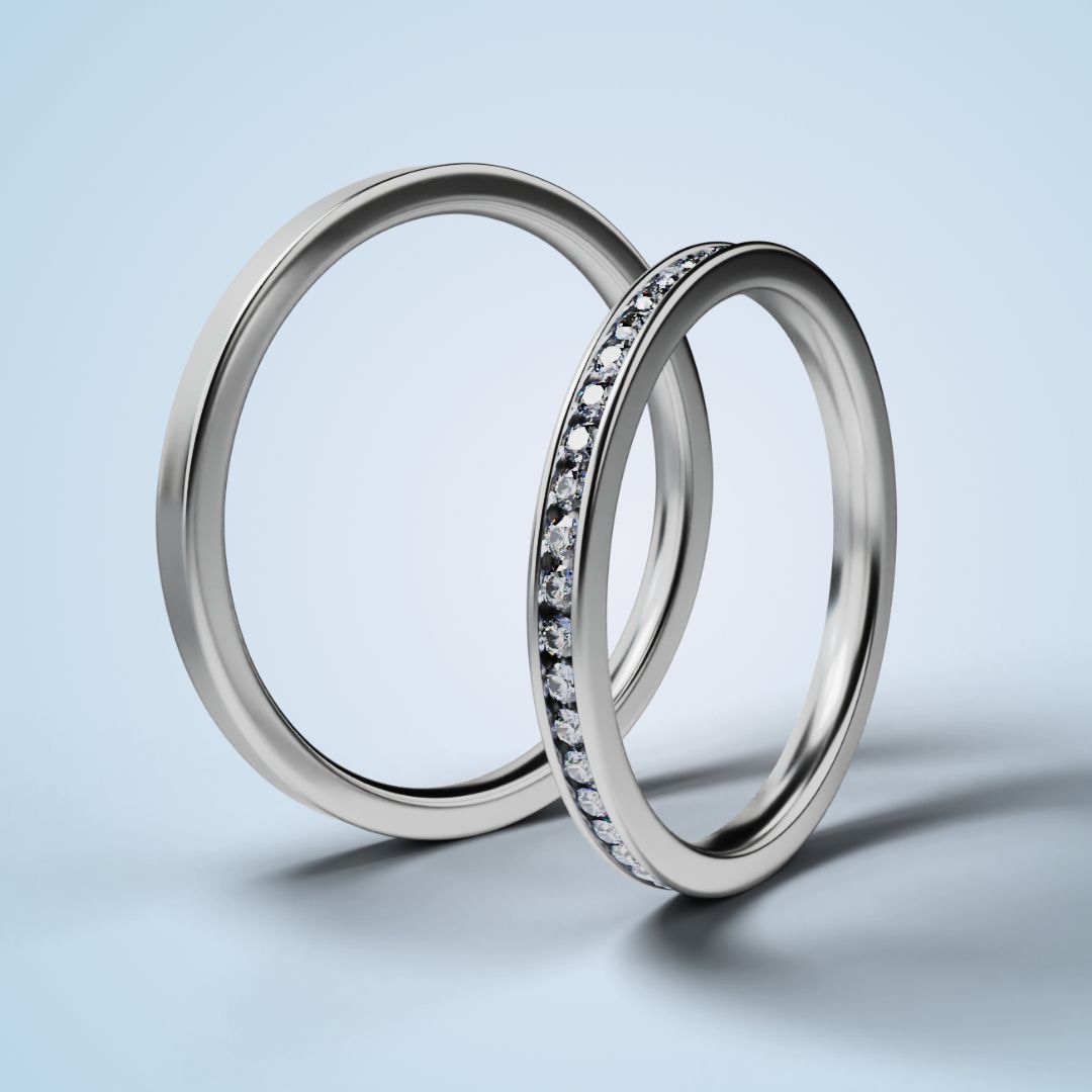 Aliança Prata Cronus Namoro Compromisso