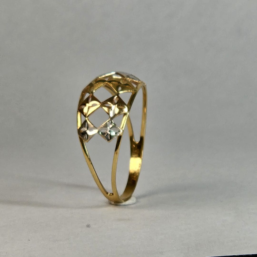 anel três cores ouro 18K