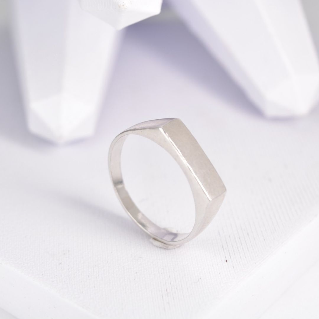 Anel Chapa Prata 925