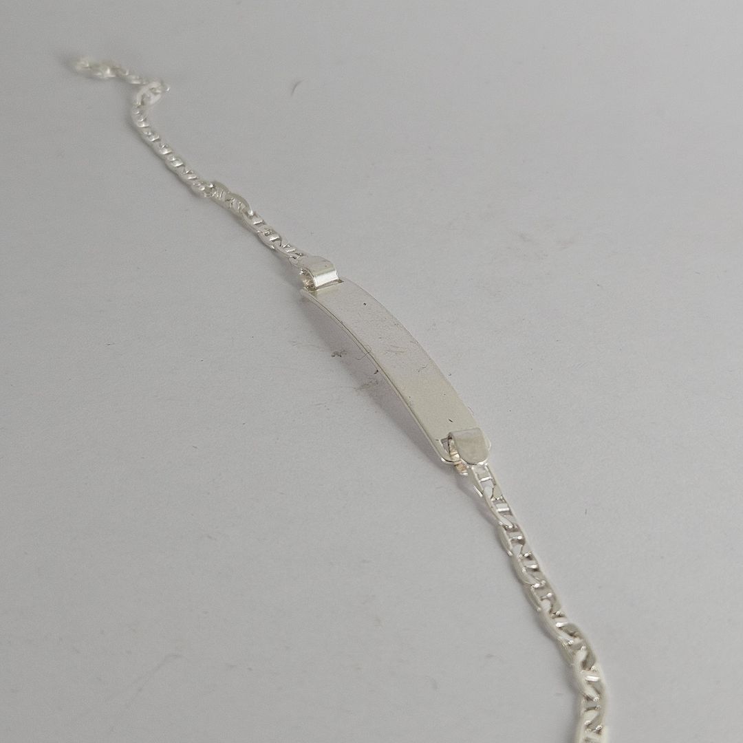 Pulseira de chapa Prata 925 Piestrini Adulto