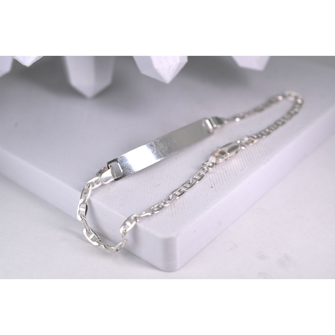 Pulseira de chapa Prata 925 Piestrini Adulto