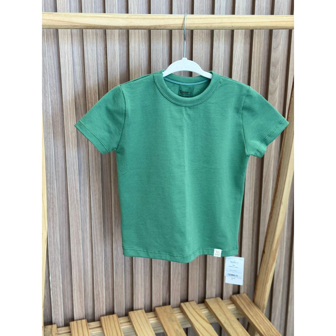 CAMISETA BASICA VERDE MUSGO