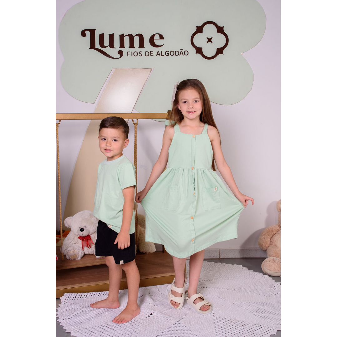 VESTIDO BOTÃO - VERDE 