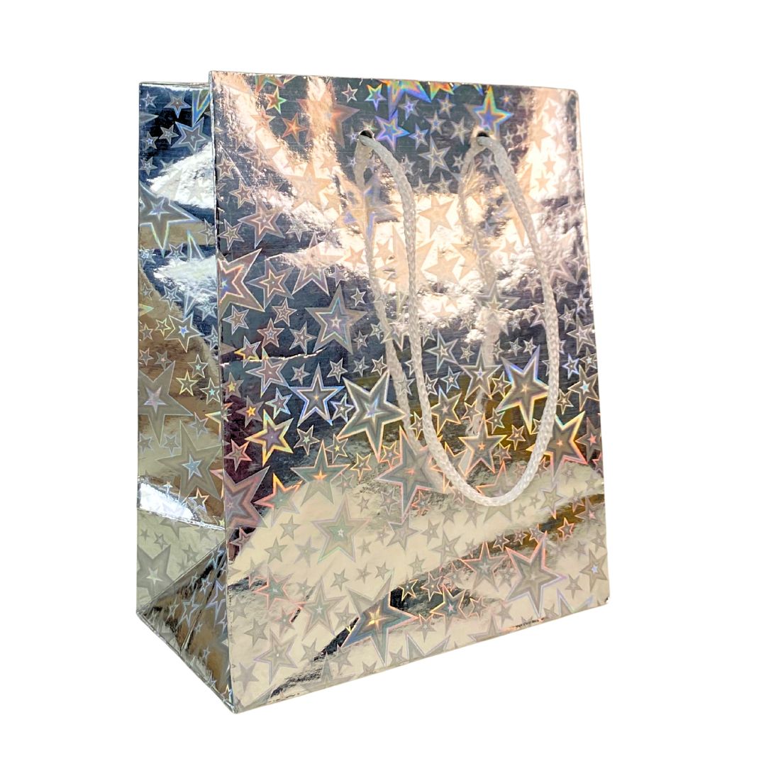 Sacolas de Presente Coloridas Holográficas 14,5X11... - METALVALE BIJU