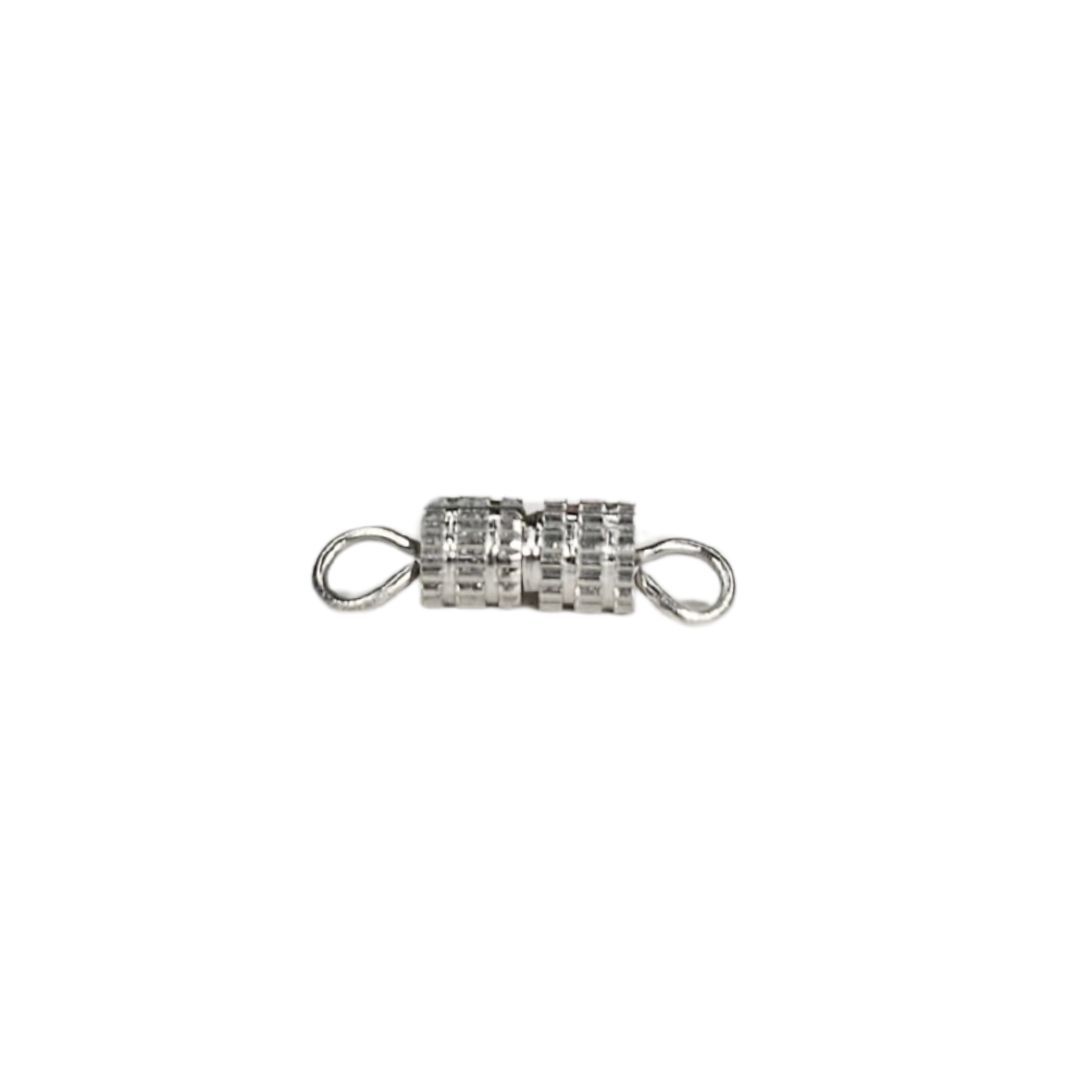 Fecho Rosca c/ Argola 4x12mm Níquel - 10 unidades - METALVALE BIJU