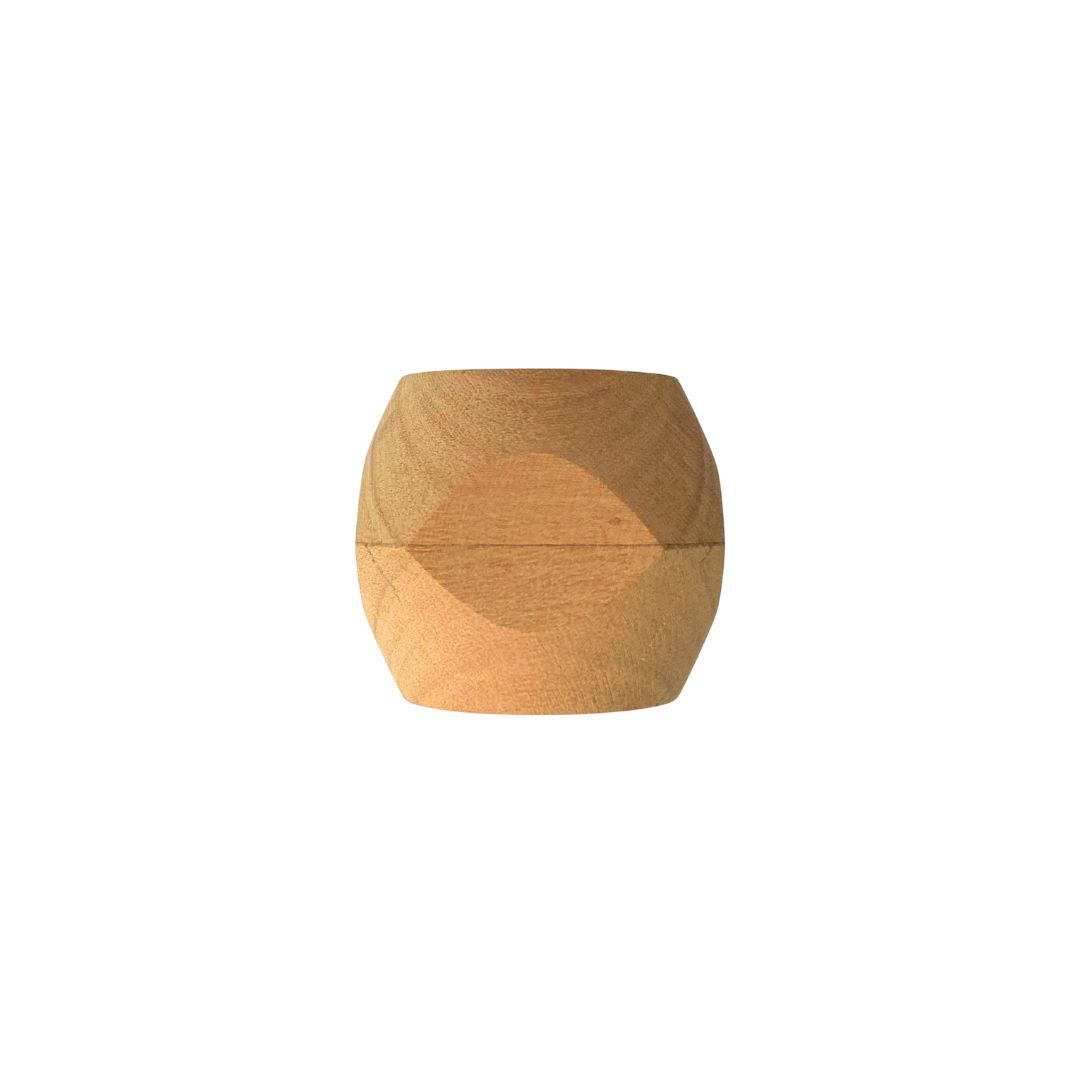 Cubo Lapidado Nobre 4x4cm - METALVALE BIJU