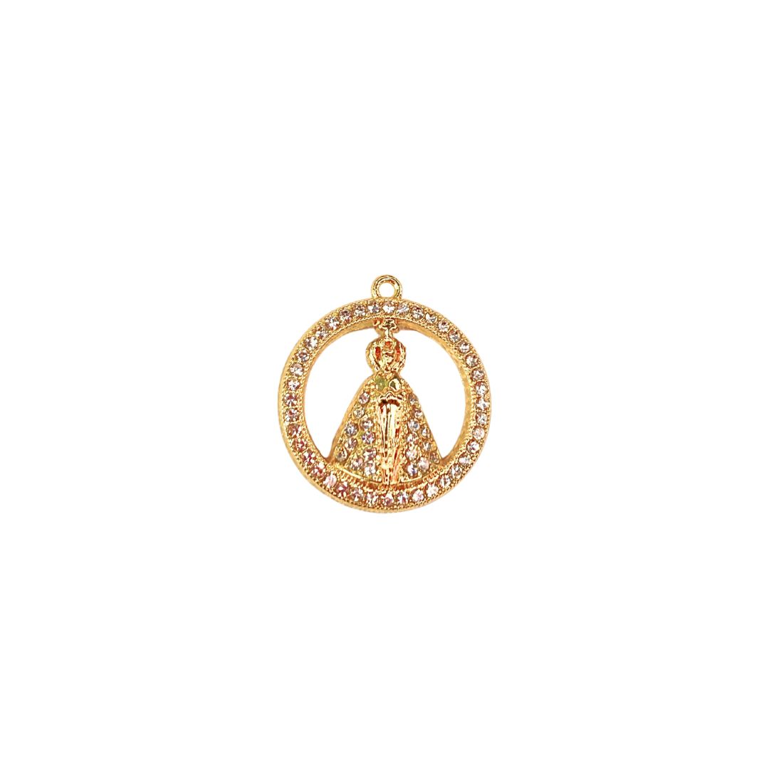 Pingente Nossa Senhora c/ Stass - 1 unidade - METALVALE BIJU