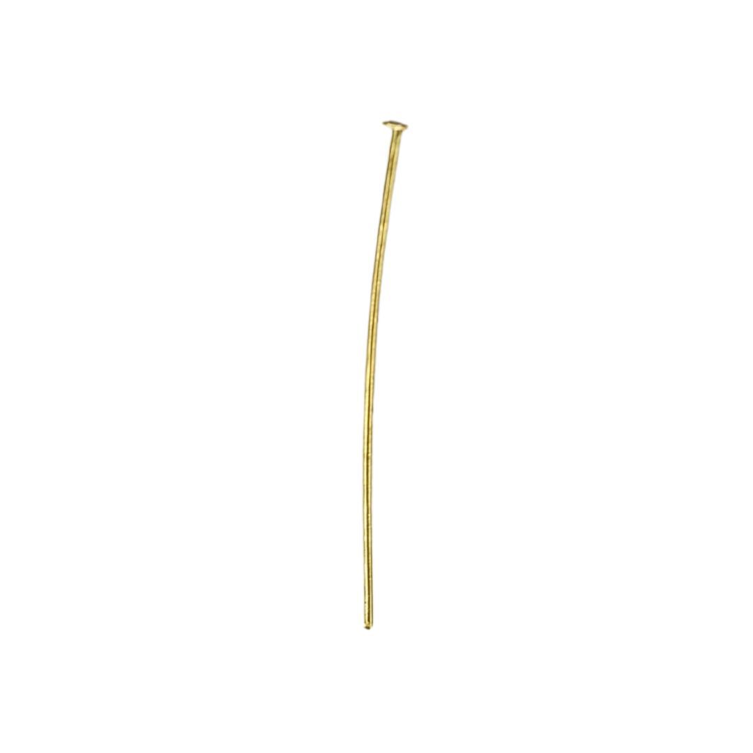 Alfinete Dourado - 10g - 40mm - METALVALE BIJU